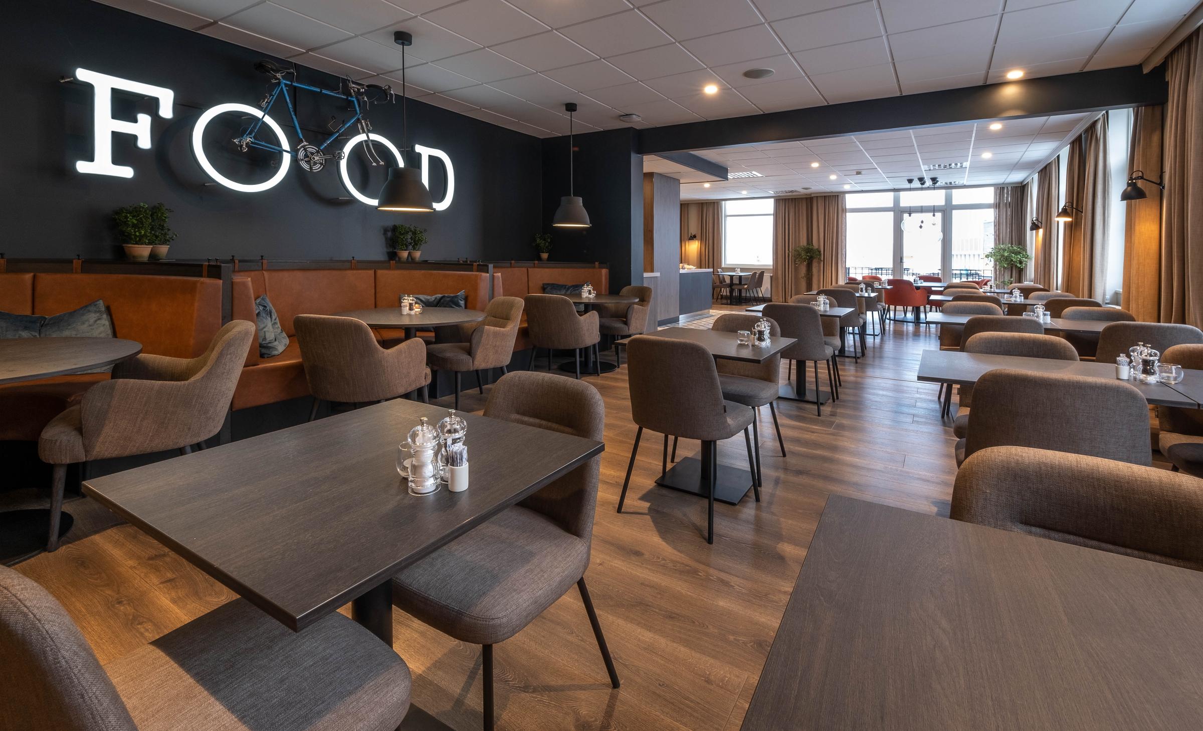 overview restaurant at scandic harstad in norway