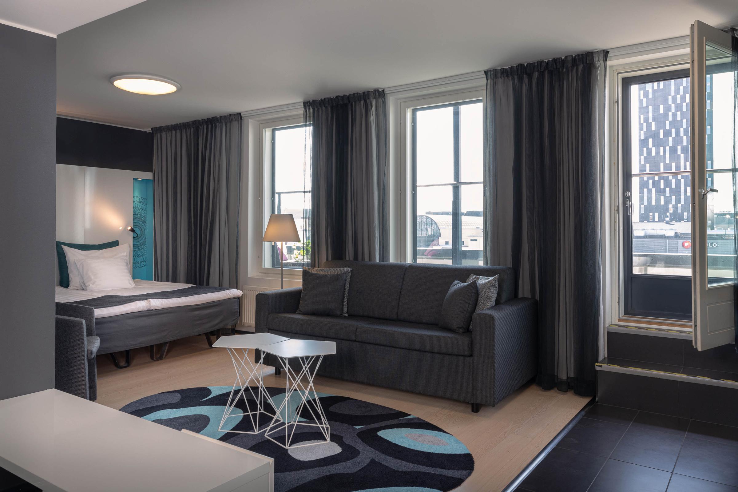 superior plus room at scandic tampere station