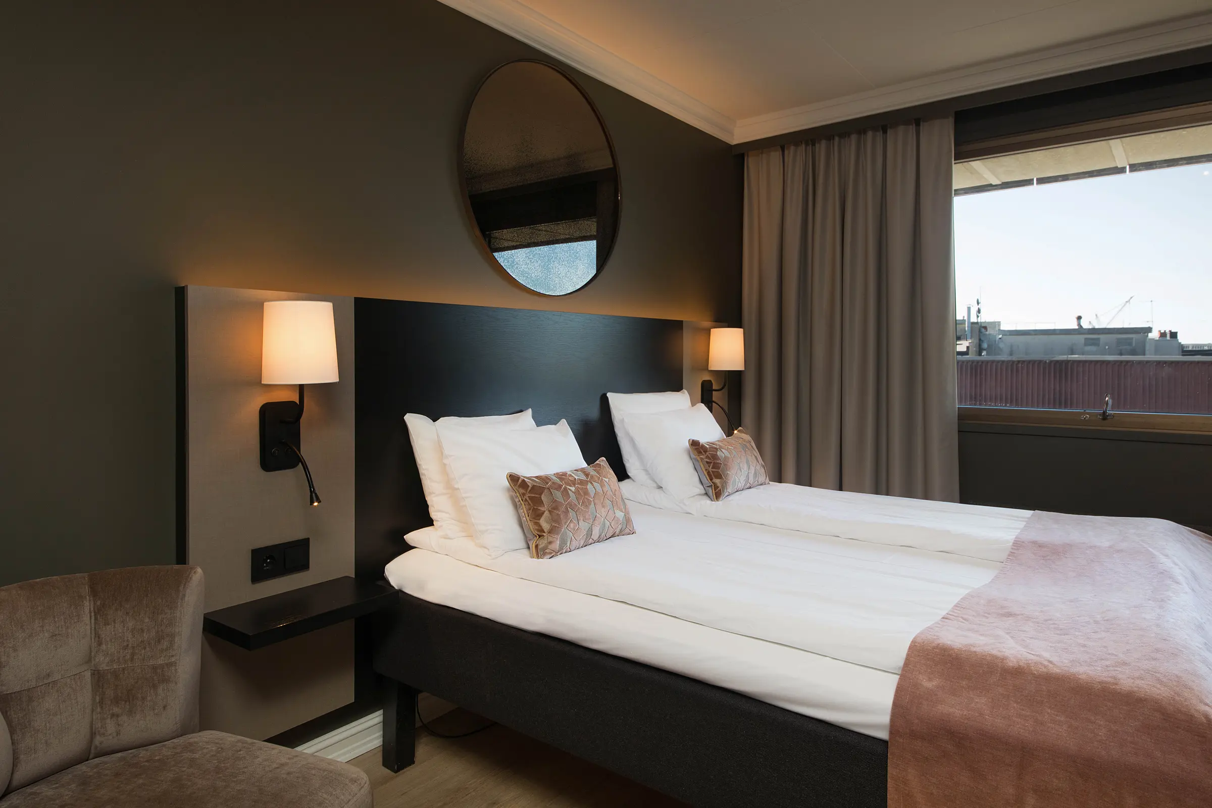 superior queen room at scandic city fredrikstad in norway