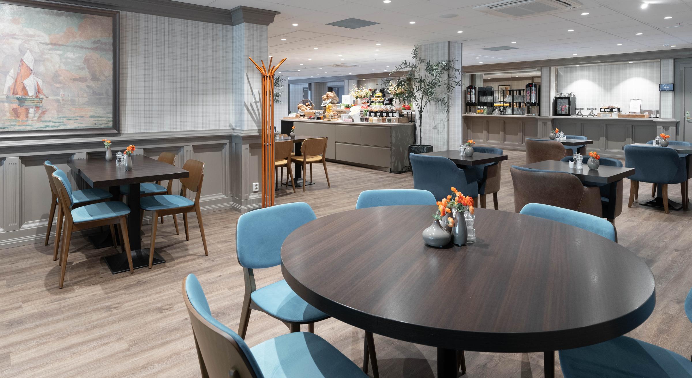 breakfast area at scandic city in fredrikstad norway