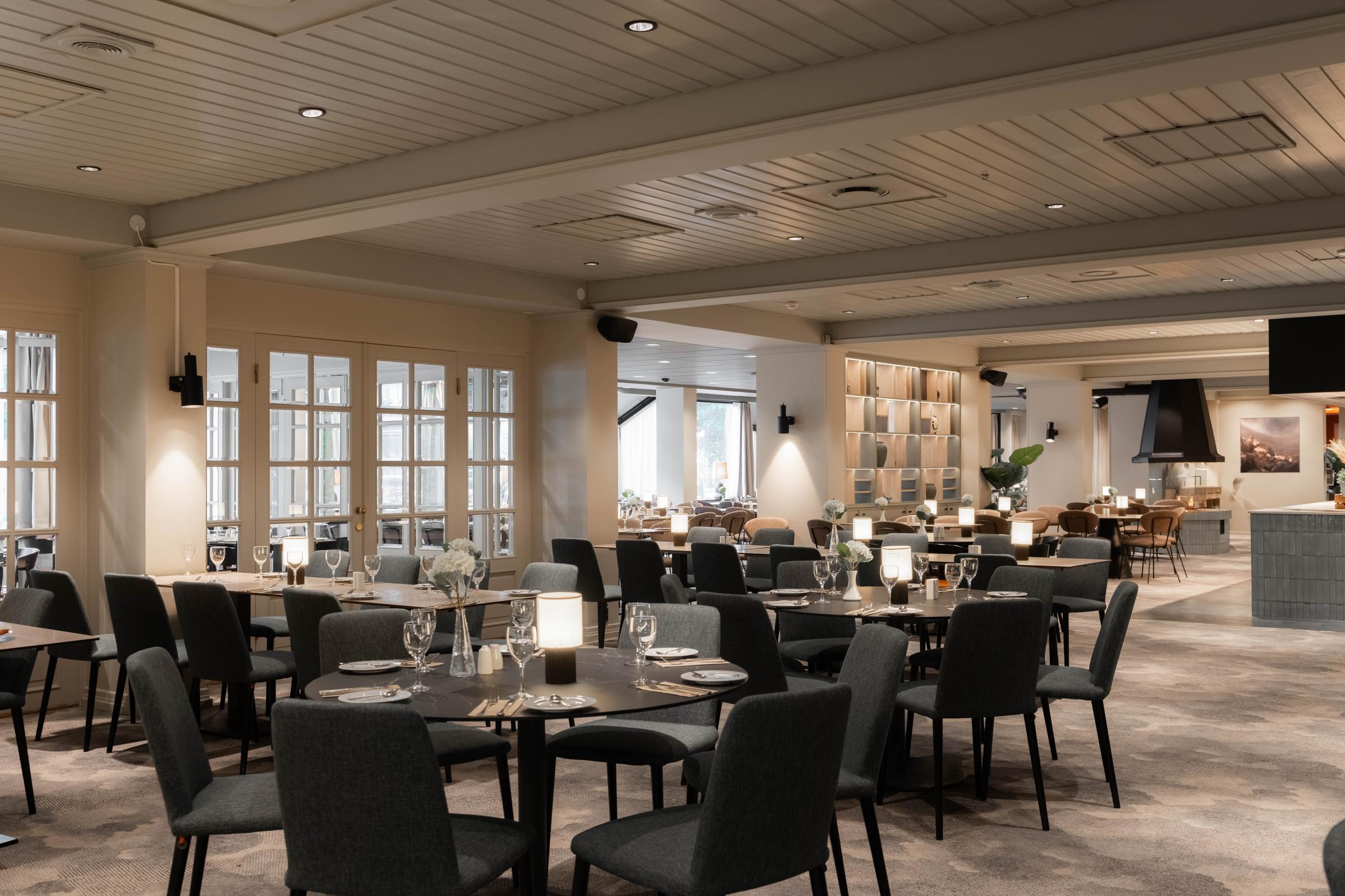 restaurant laxen at scandic sunnfjord in forde norway