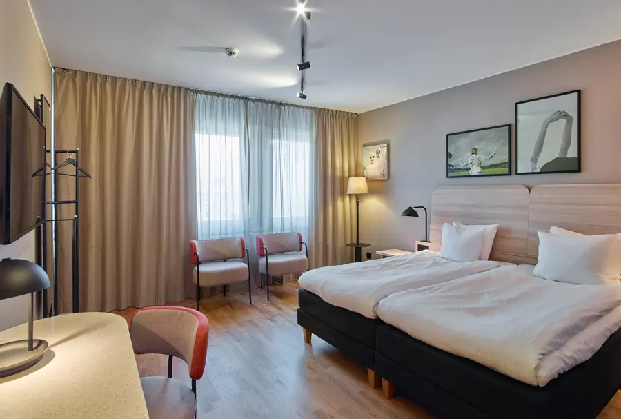 hotel room at scandic borlange in borlange