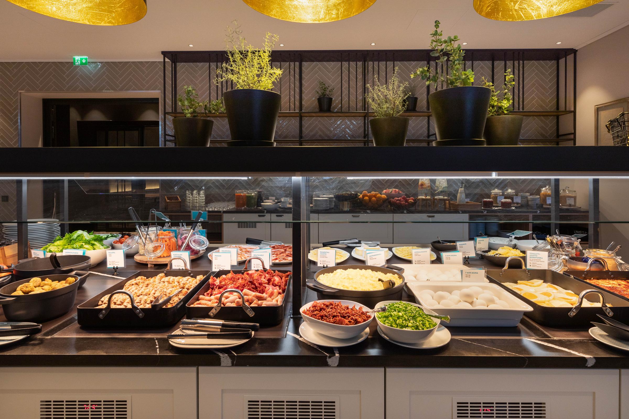 Breakfast at Scandic Grand Central Helsinki