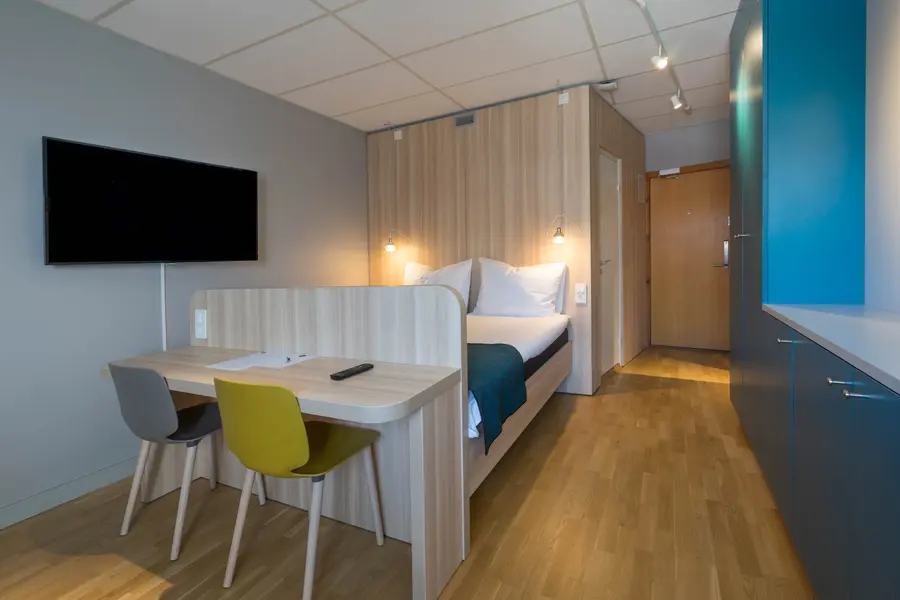 Studio room with pentry hotel Scandic Kista Stockholm