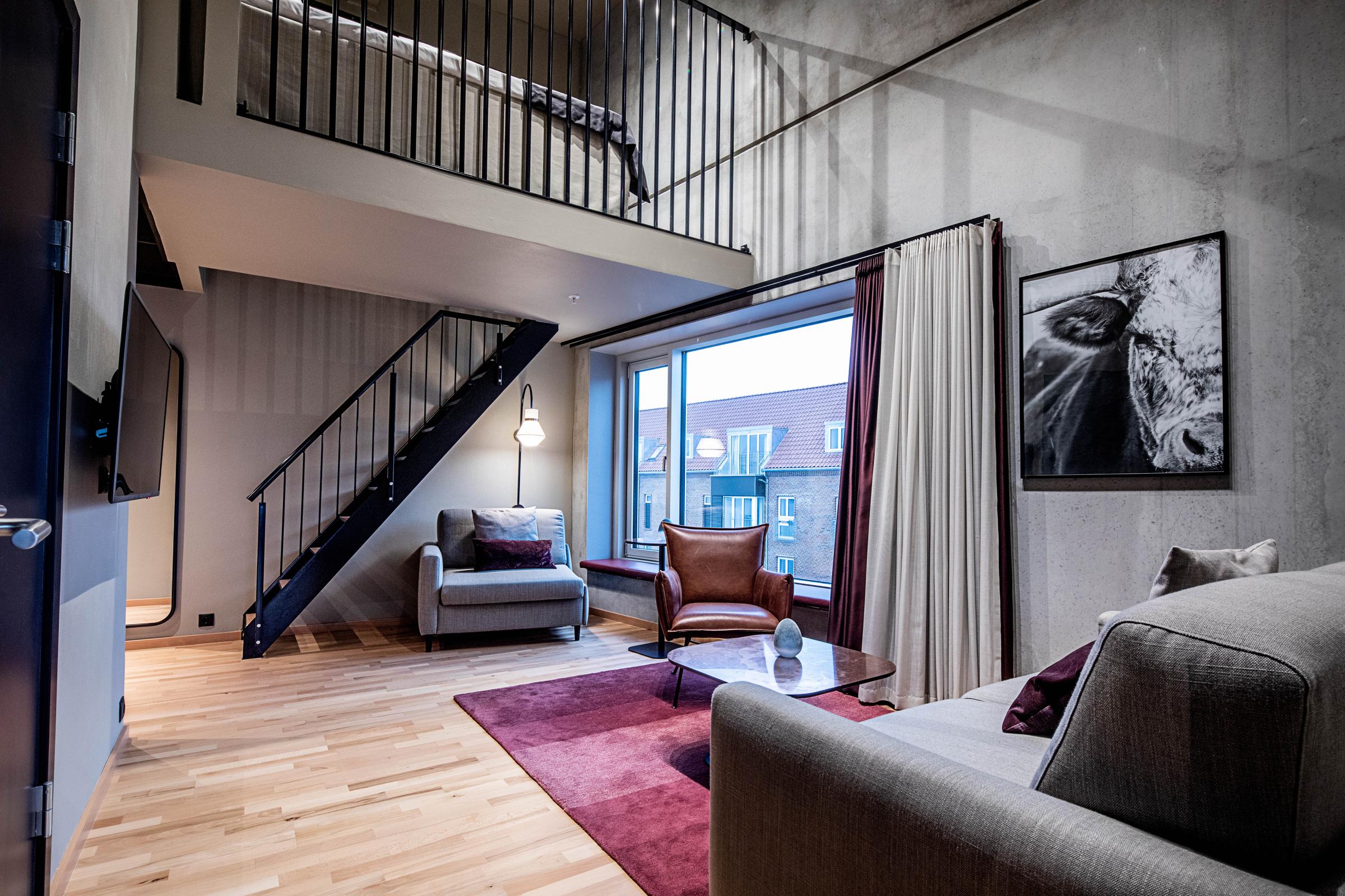 Master suite of Scandic Kødbyen in Copenhagen