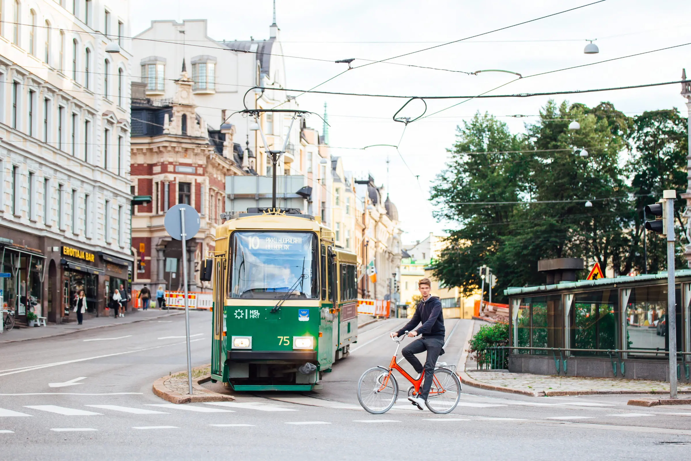 Tram in Helsinki