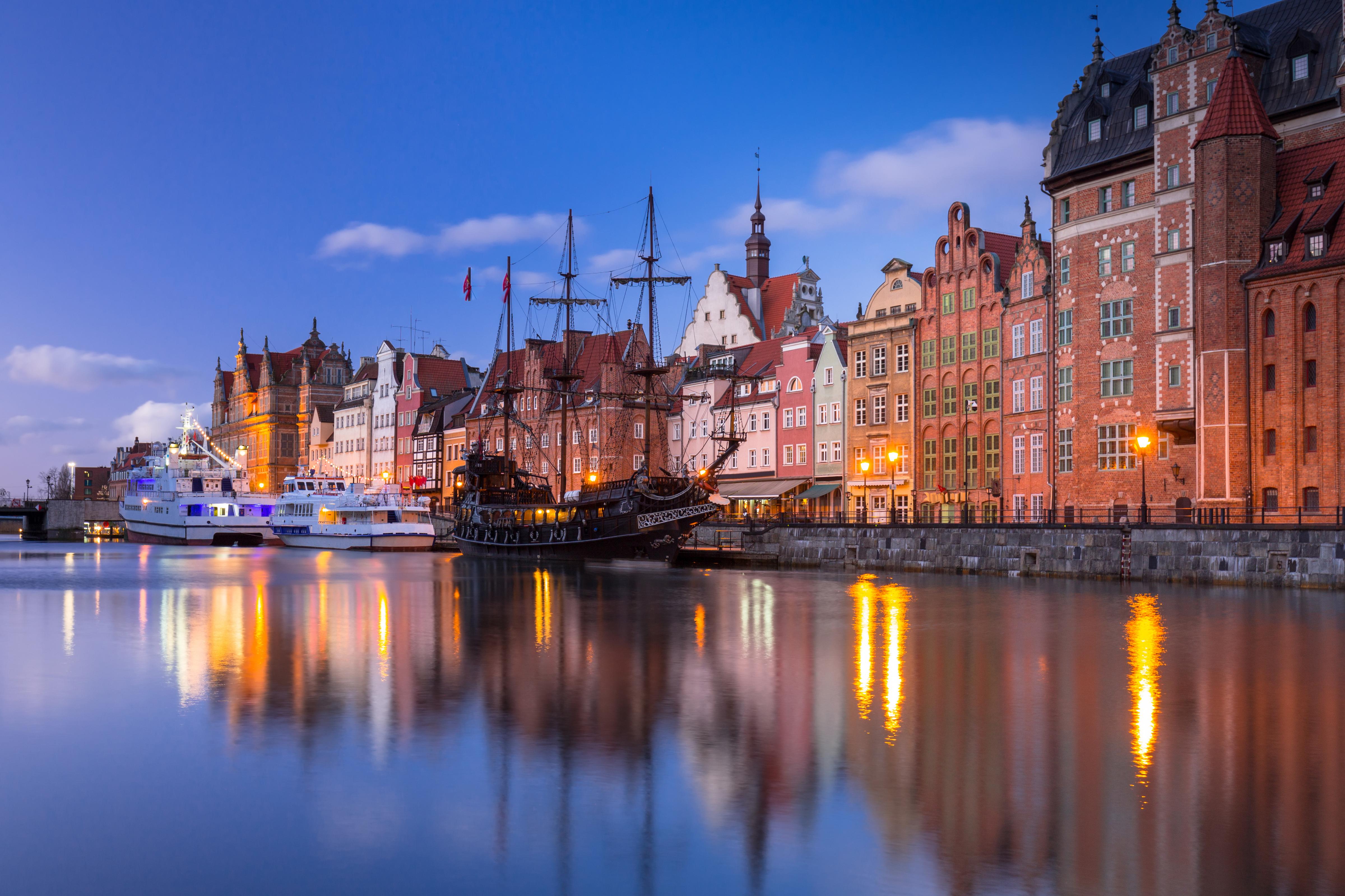 Danzig Hafen Wasser Stadt