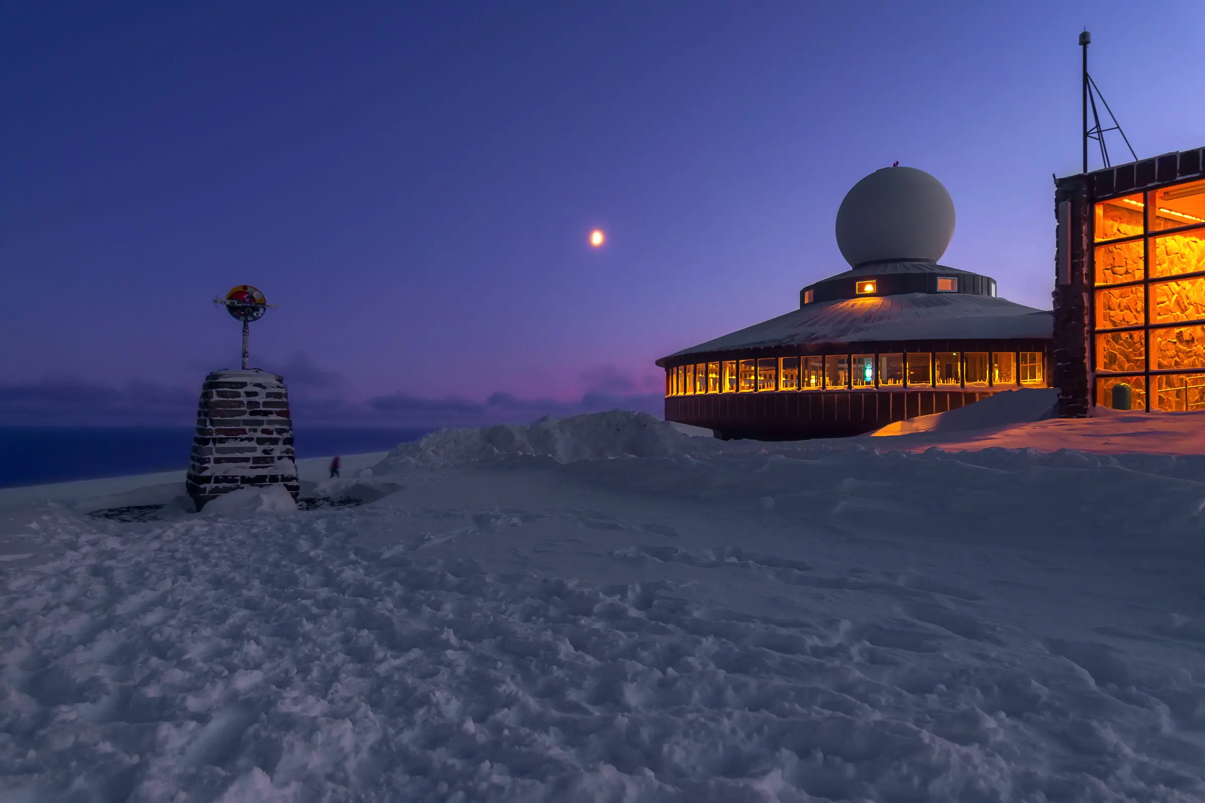 North Cape, facade winter time