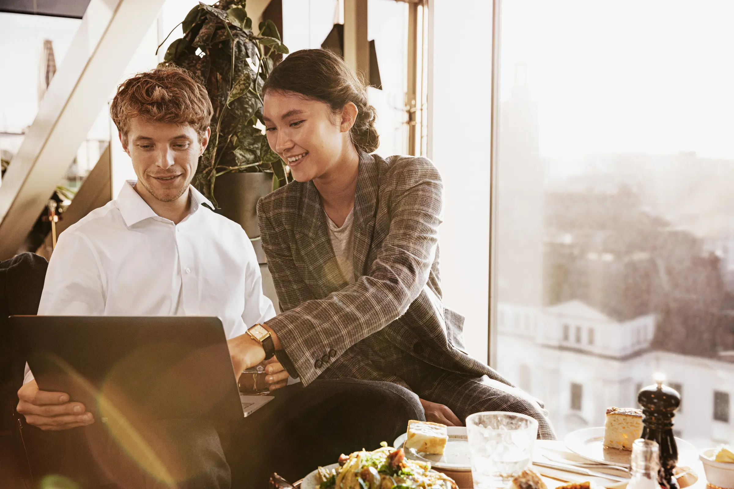 Business meeting lunch at scandic hotels