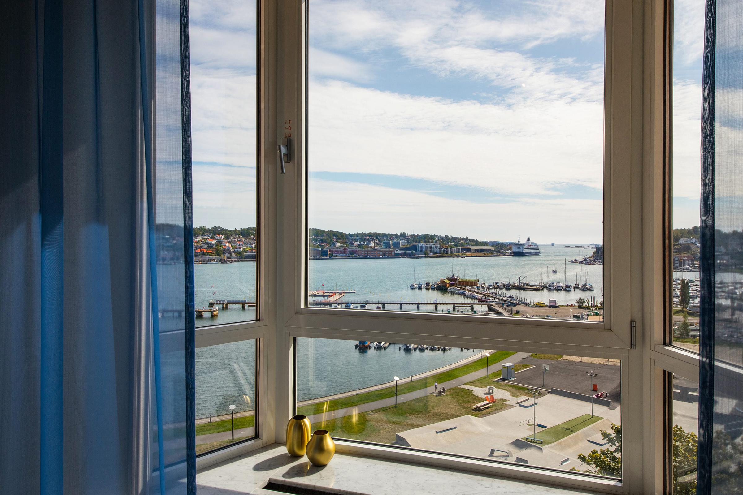 view from junior suite at park sandefjord