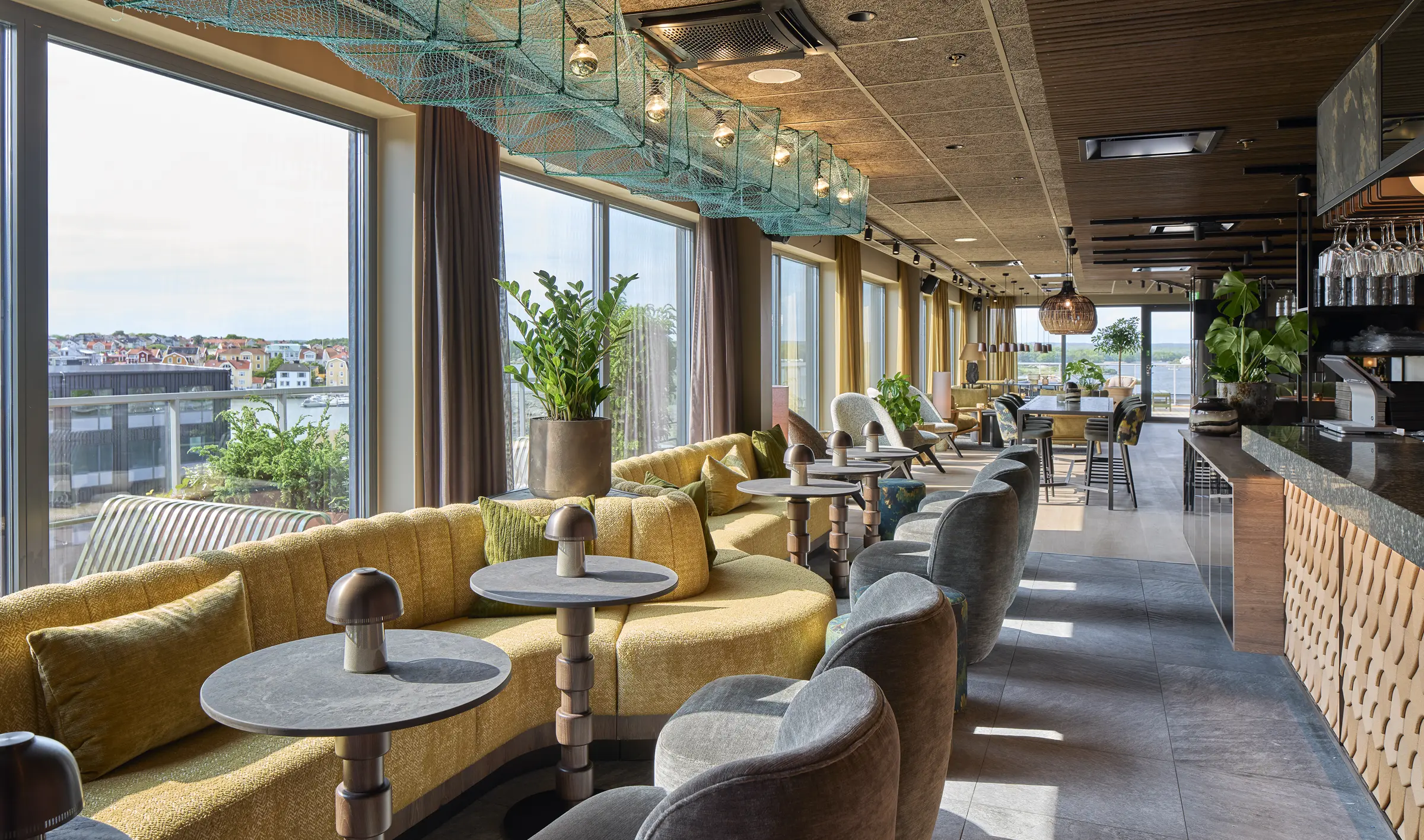 rooftop terrace bar at scandic karlskrona