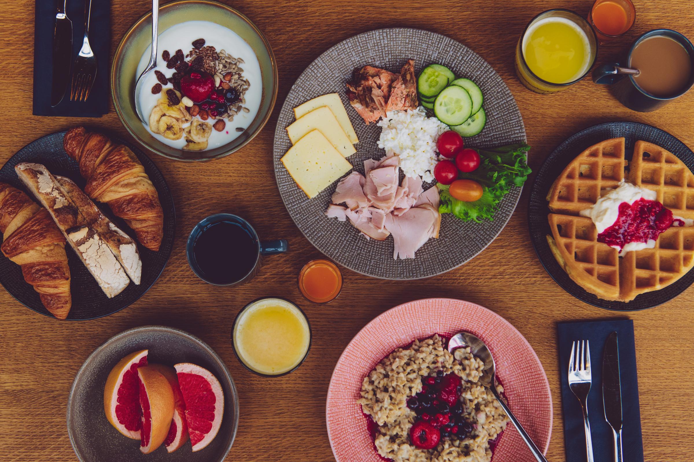 breakfast at marski by scandic in helsinki finland