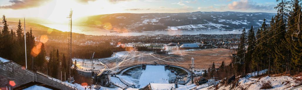 View over Lillehammer, Norway