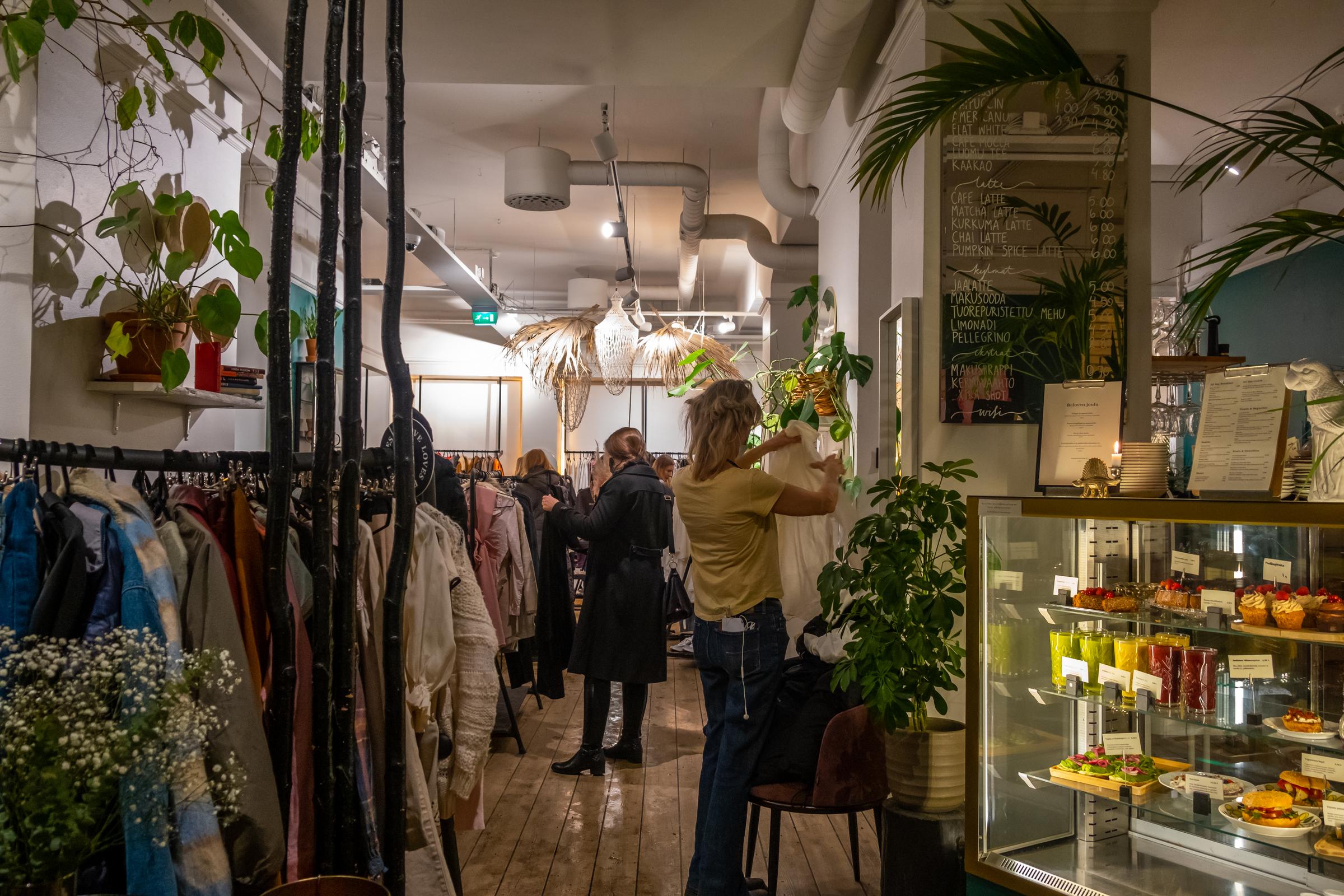 Secondhand store Relove in Helsinki