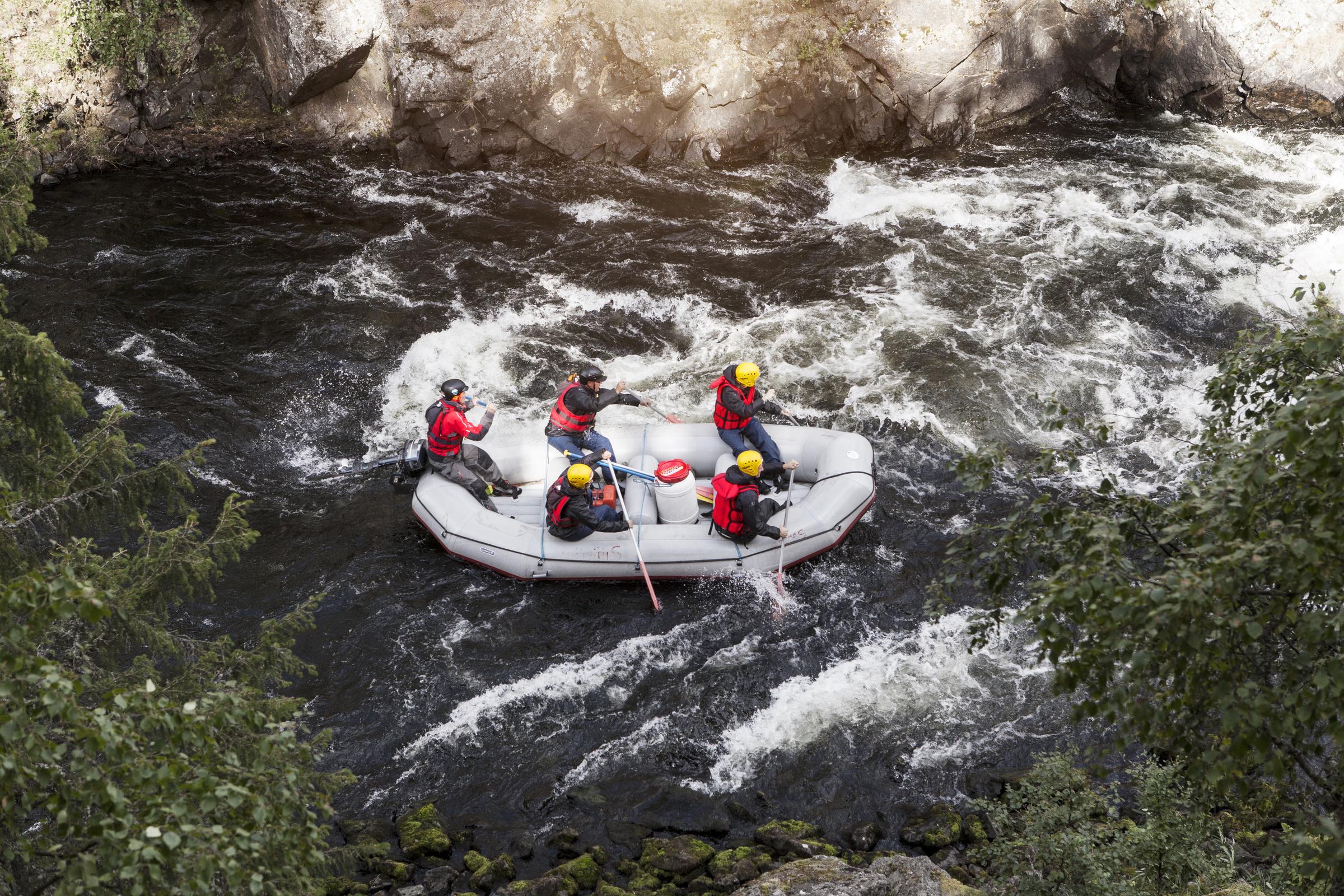 Ruka Kuusamo river rafting