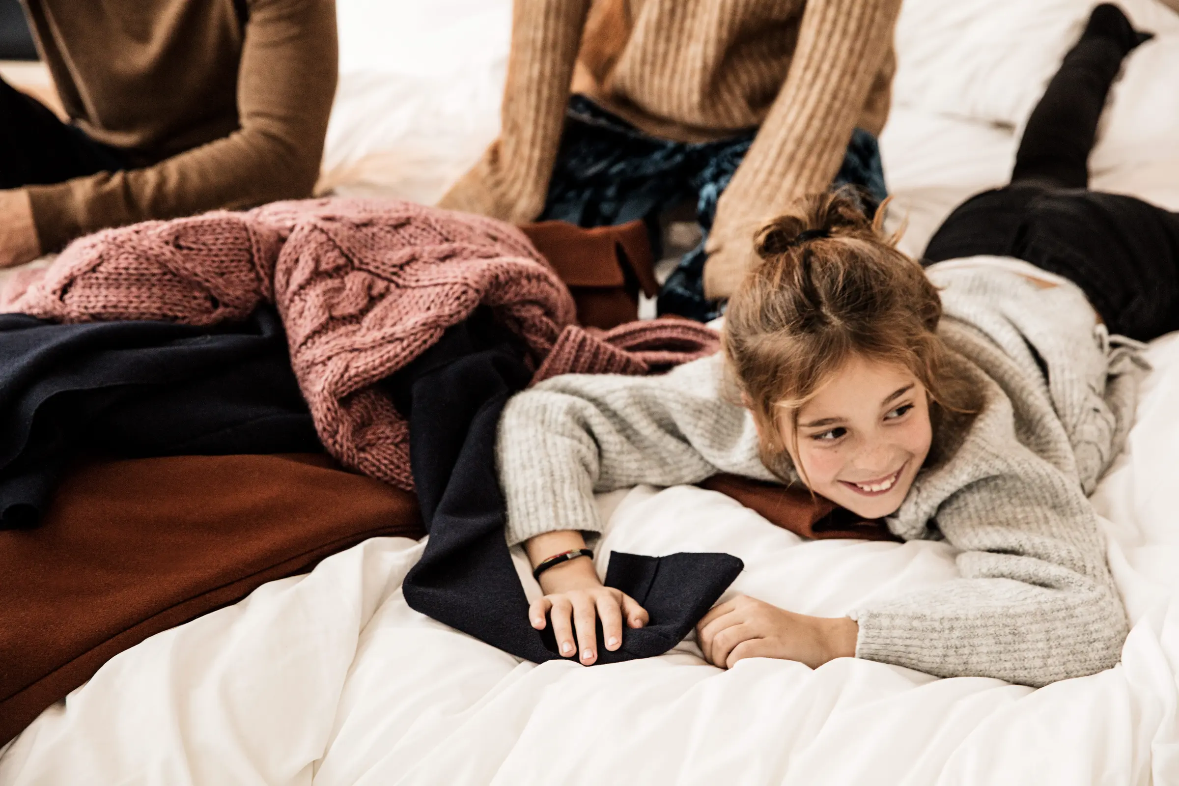 Girl in bed