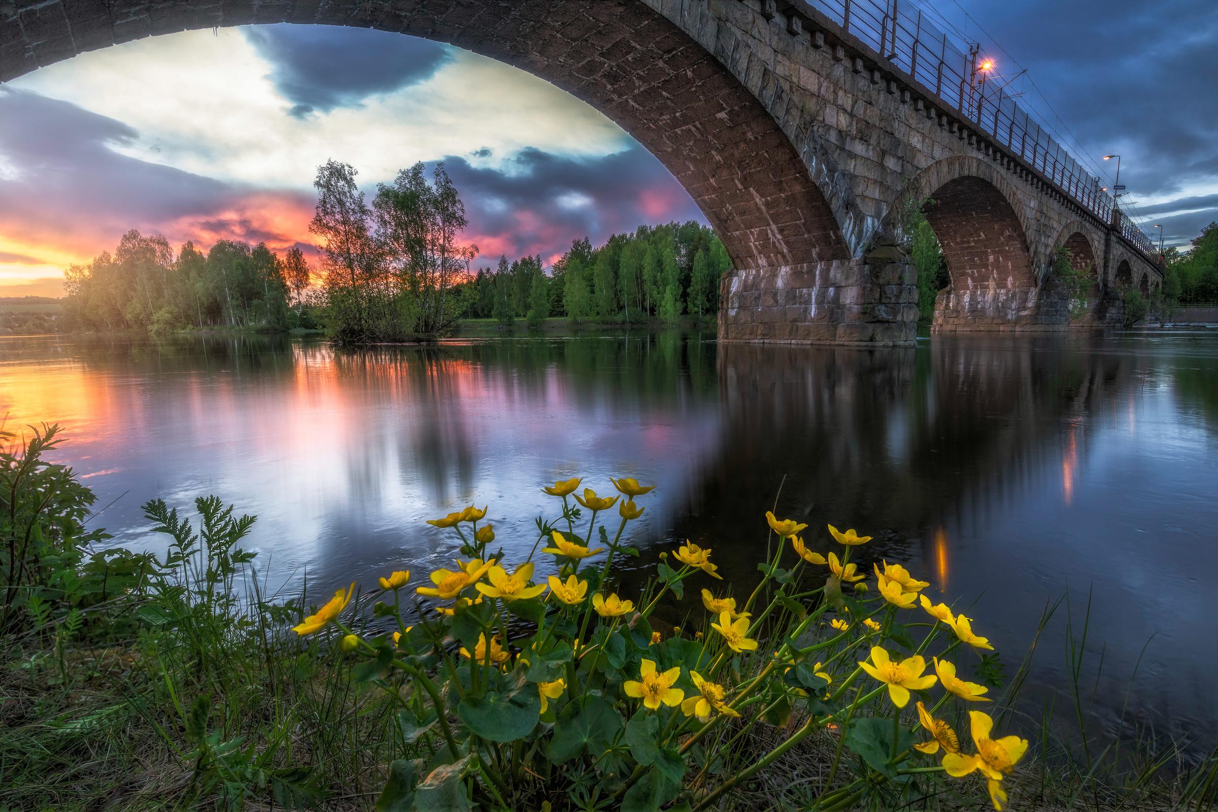 Bridge in Ringerike, close to Honefoss