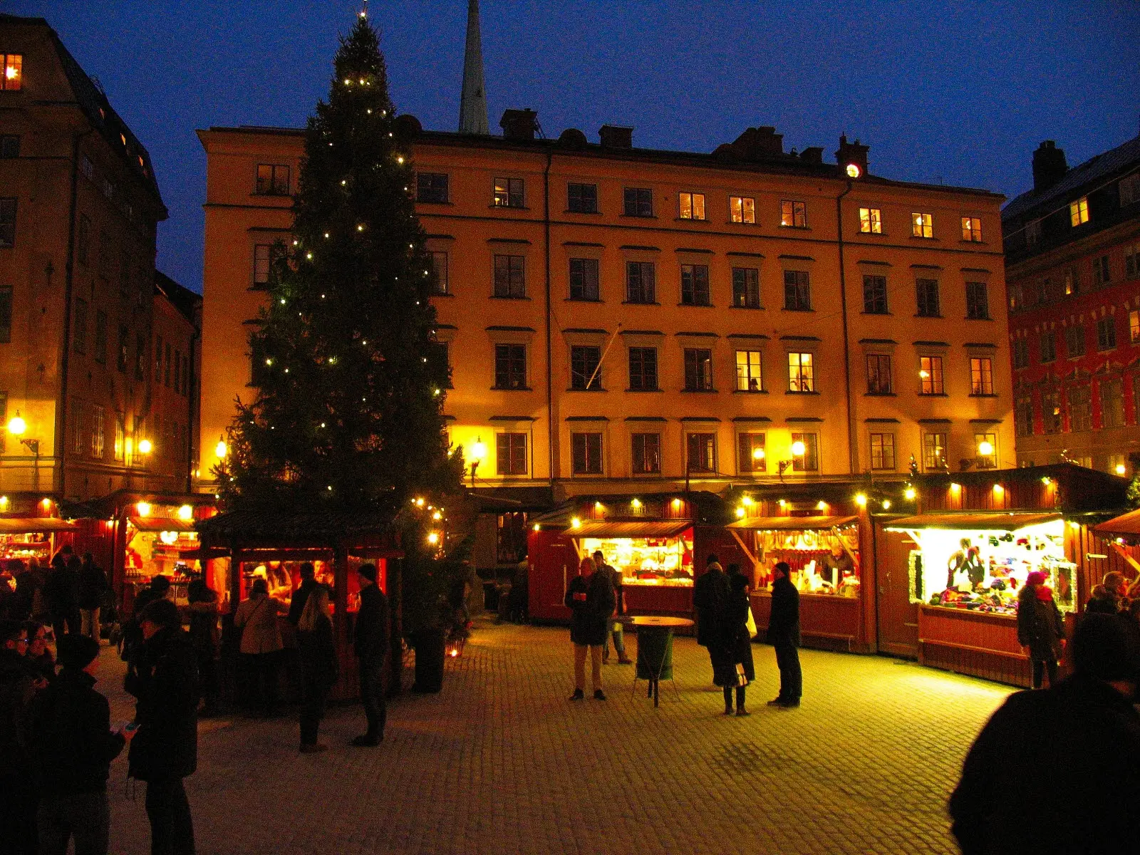 Christmas market in Gamla Stan, Stockholm