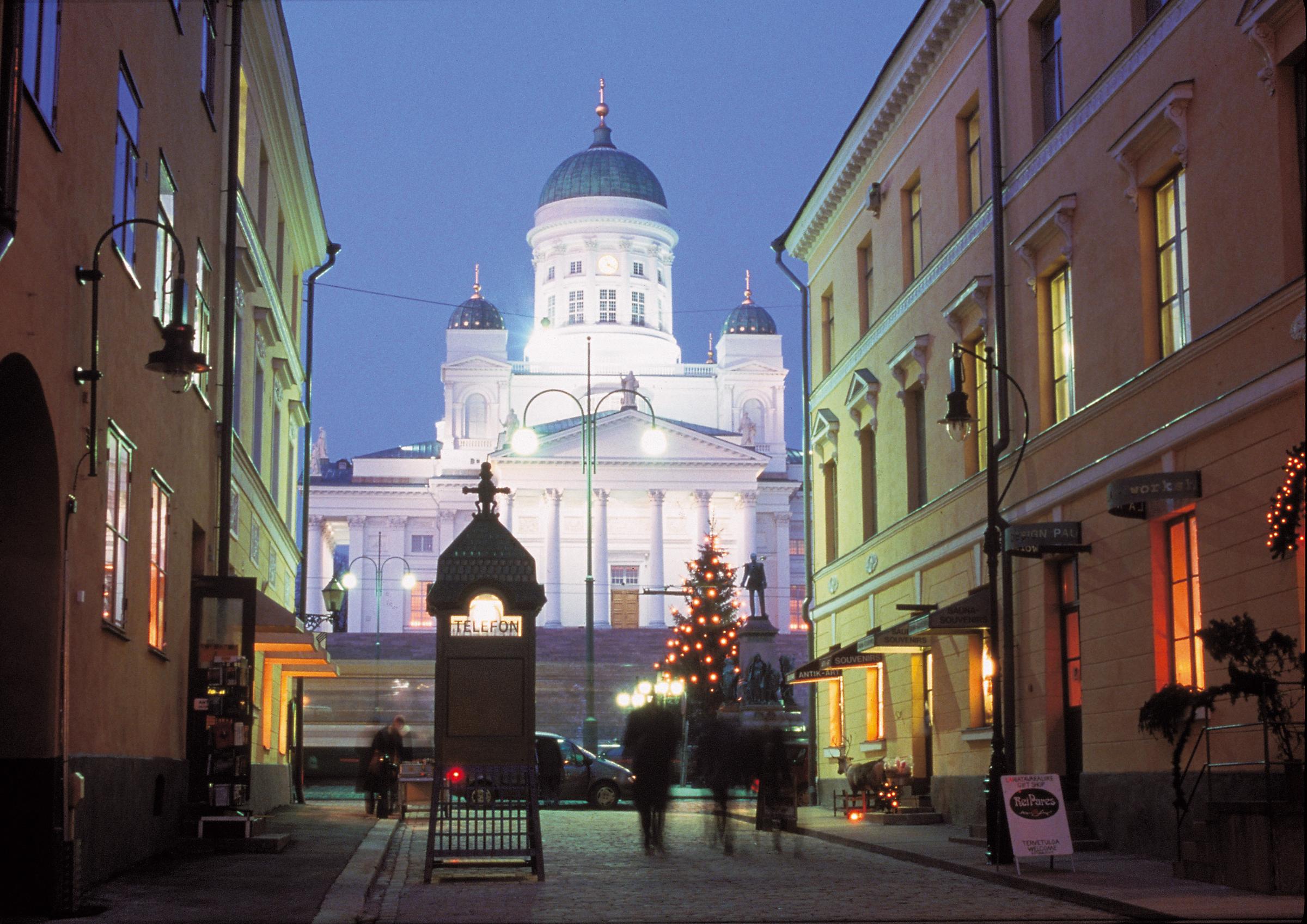 Christmas market in Helsinki