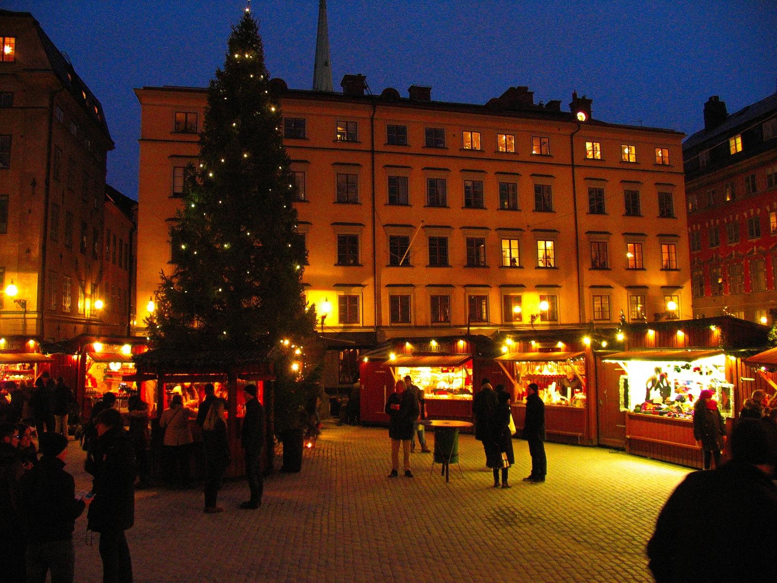 Christmas market in Gamla Stan, Stockholm