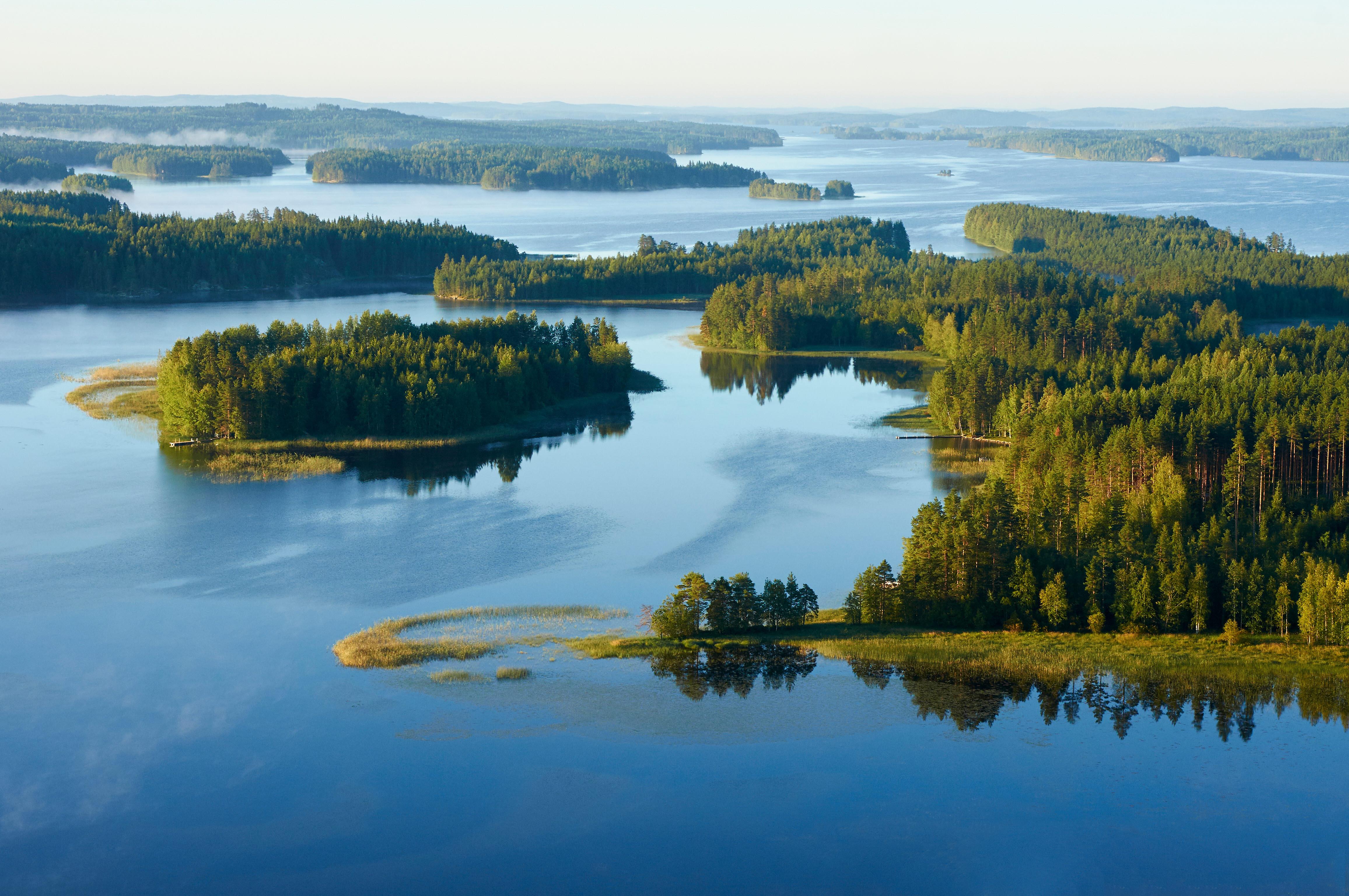 kuuhankavesi lake in hankasalmi jyväskylä finland