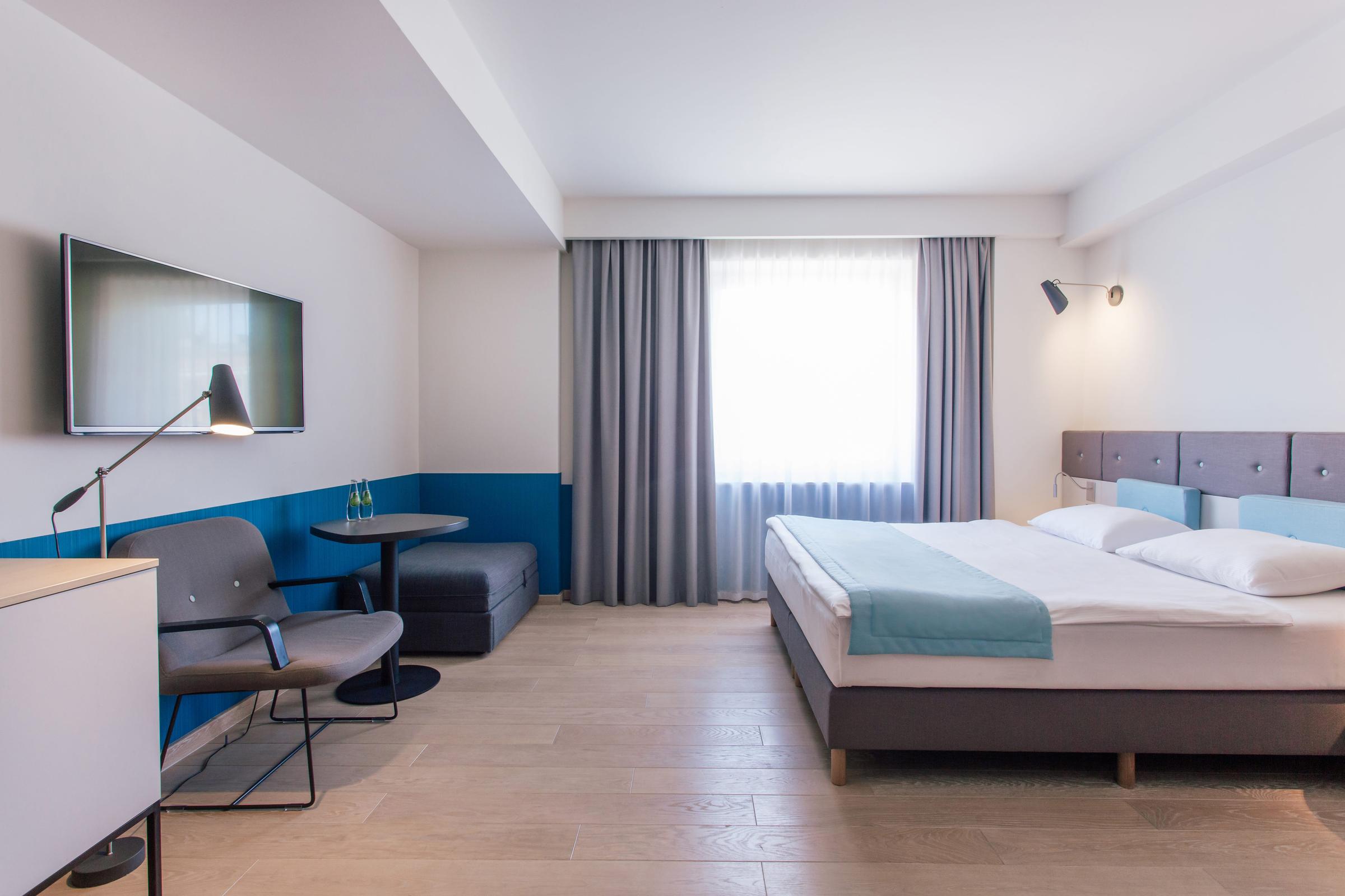 overview of room superior at scandic gdansk in poland