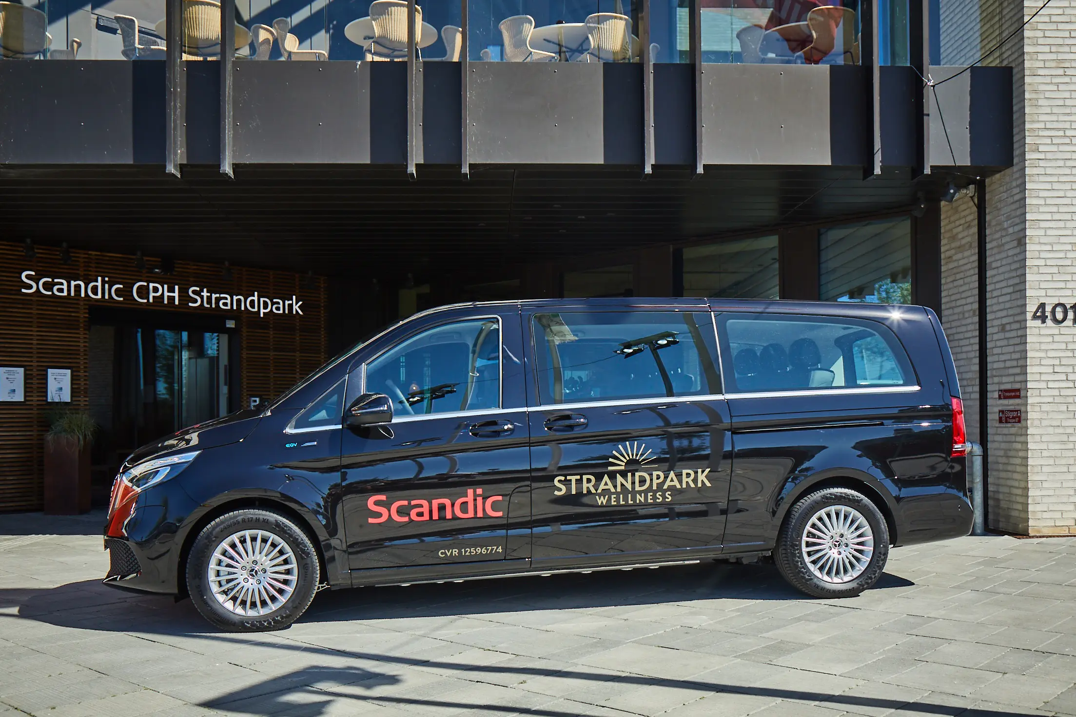 shuttlebus at scandic cph strandpark in copenhagen