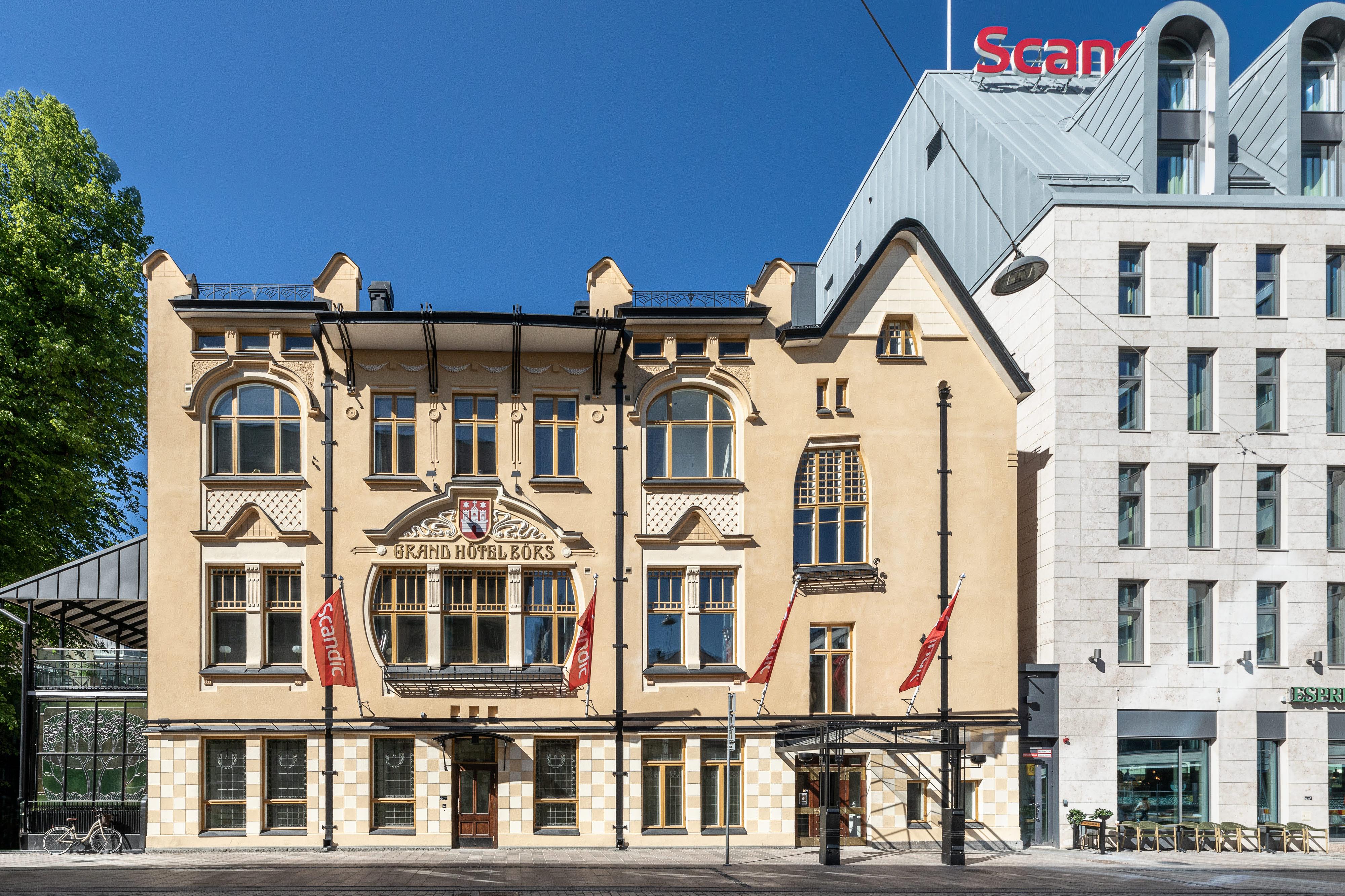 facade of Scandic Hamburger Börs in Turku