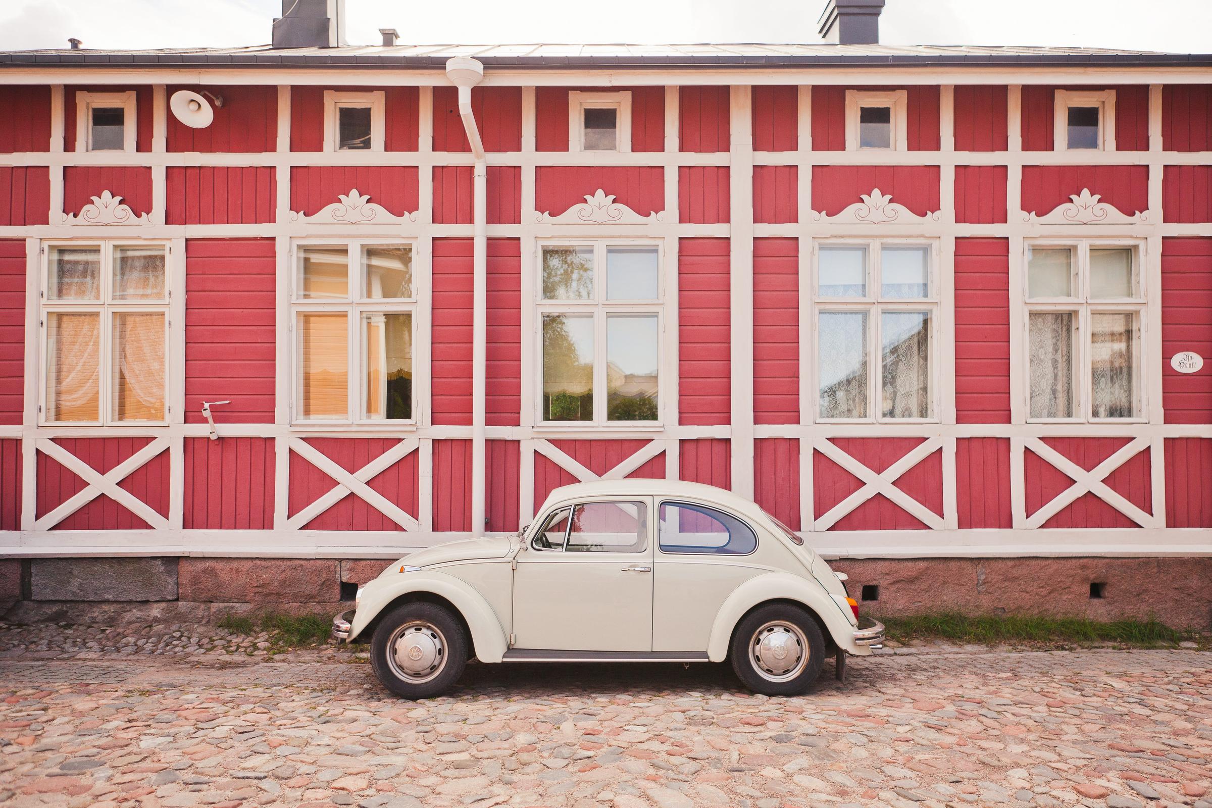 Old Volkswagen in Rauma Finland