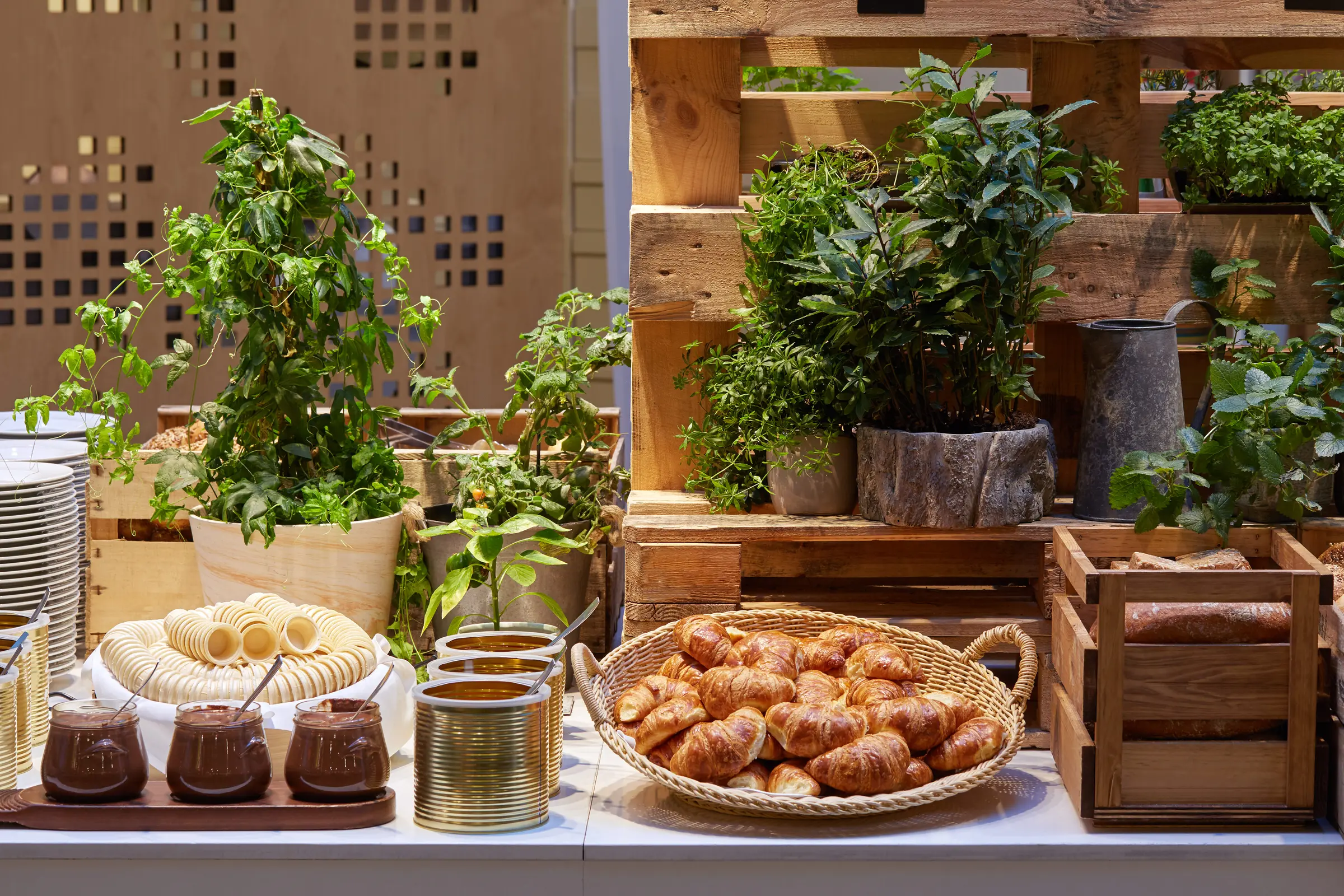 breakfast at scandic berlin potsdamer platz in germany