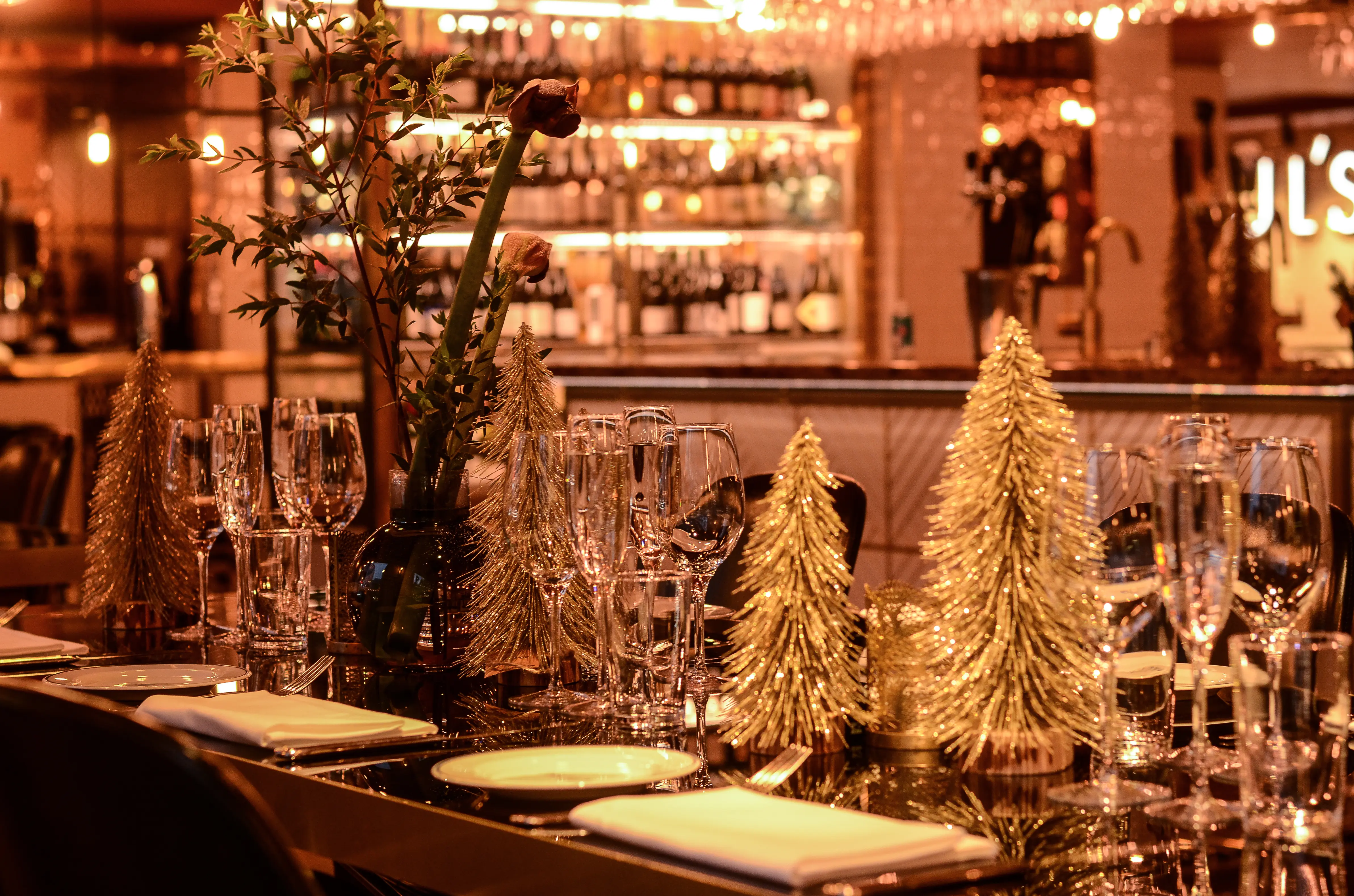 Julbord och dukning på Haymarket by Scandic