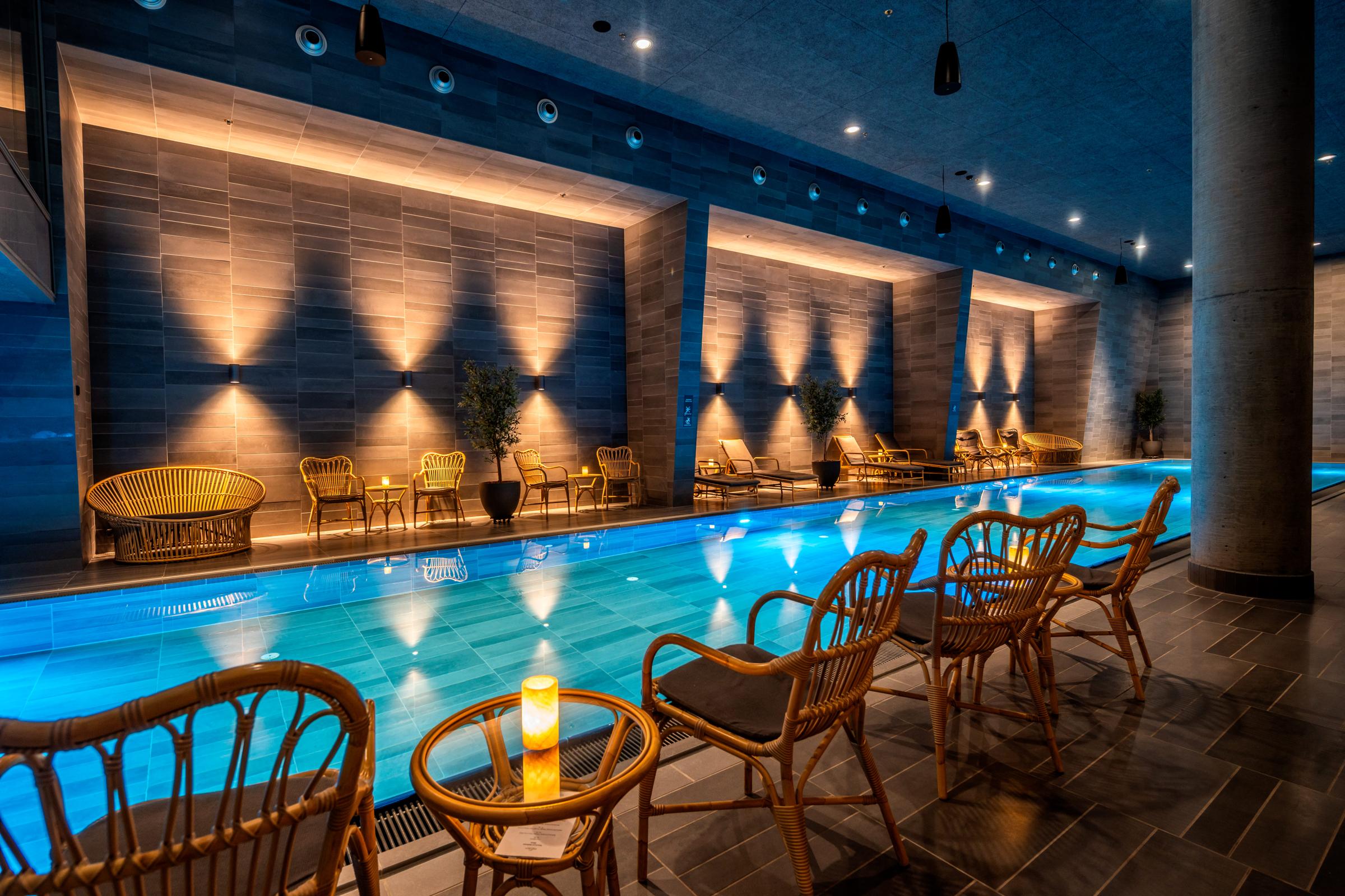 pool lounge at scandic spectrum in copenhagen