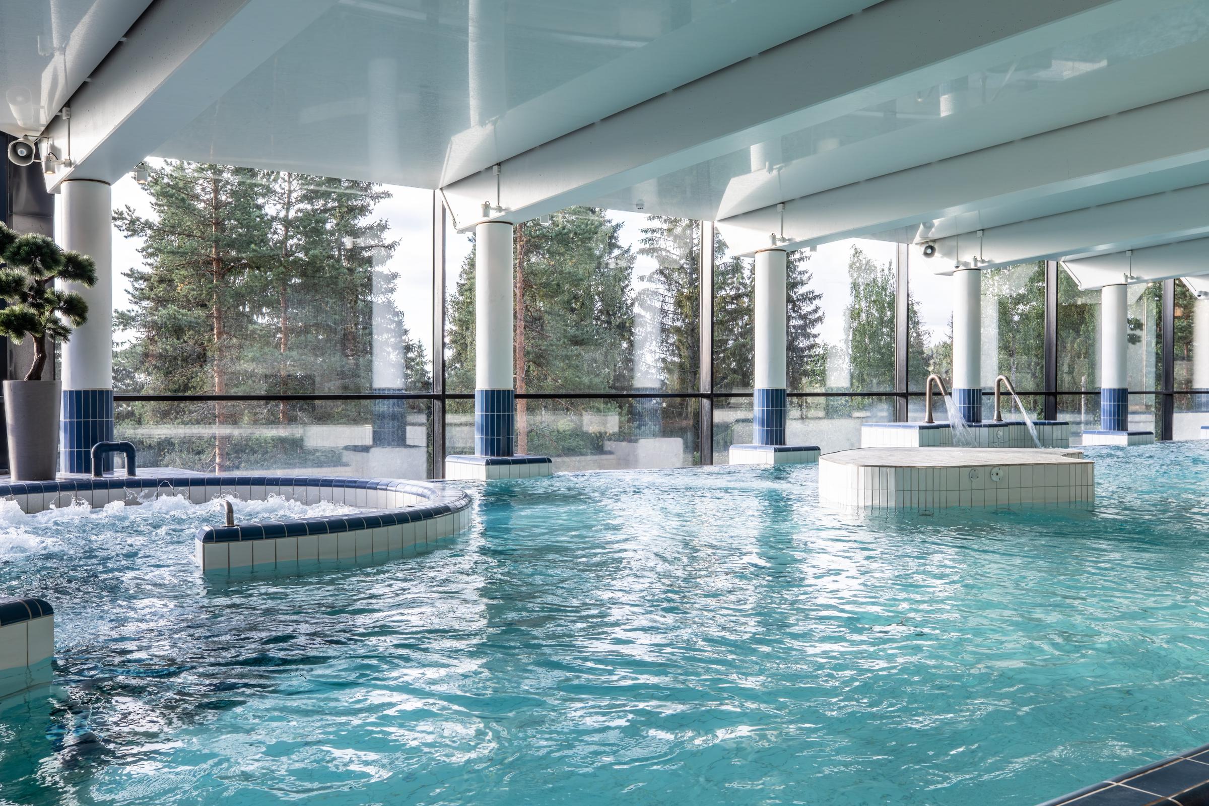 spa pool at scandic laajavuori in jyvaskyla finland